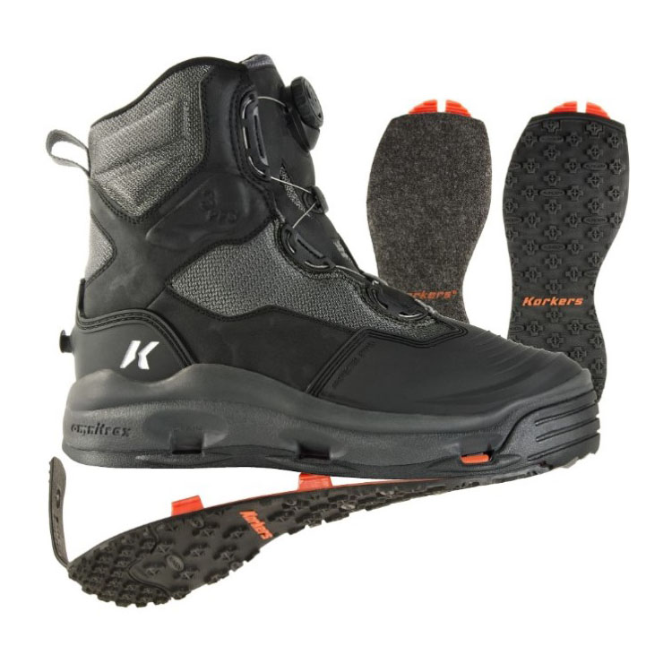 Korkers Darkhorse Wading Boot - Kling On and Felt